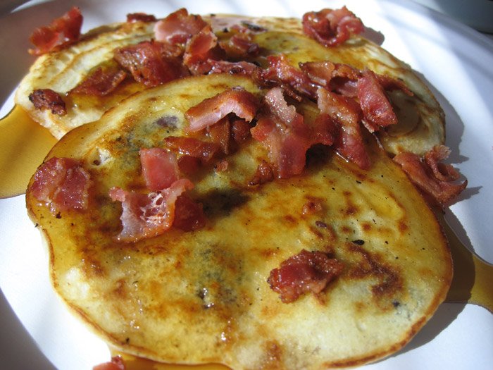Bacon In Pancakes