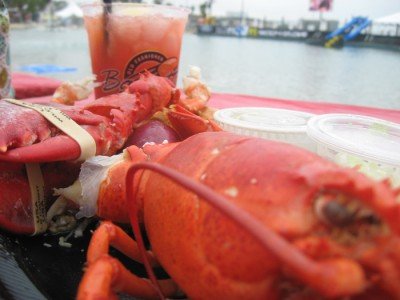 Strawberry lemonade, lobster, and a lagoon.