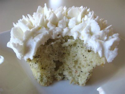 Earl Grey Tea Cupcakes - Innards