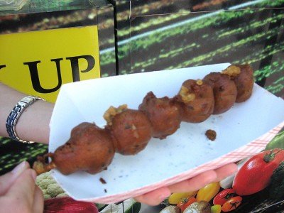 San Diego County Fair - Garlic Mushrooms with Ranch