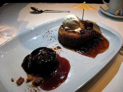 Chocolate Hazelnut Torte & Pineapple Upside Down Cake @ Island Prime - San Diego, CA