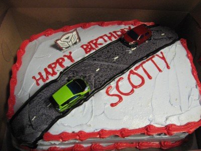 Transformers Birthday Cake