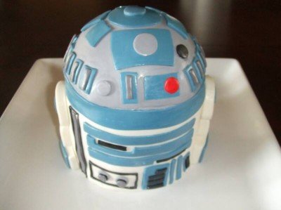 R2D2 Cupcake - Haute Pink Cake