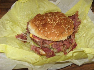 Pastrami Burger - The Hat - Upland, CA - Los Angeles