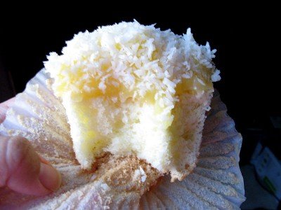 Lemon Snow Cupcake - George's Wonderful World of Cakes - National City, CA