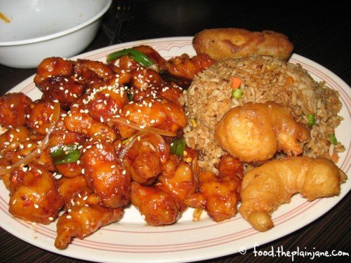 Orange Chicken Combination Plate - Royal Mandarin in San Diego, CA