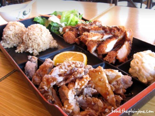 Bento Box Lunch - 2 Items - Bamboo Hut / San Diego, CA