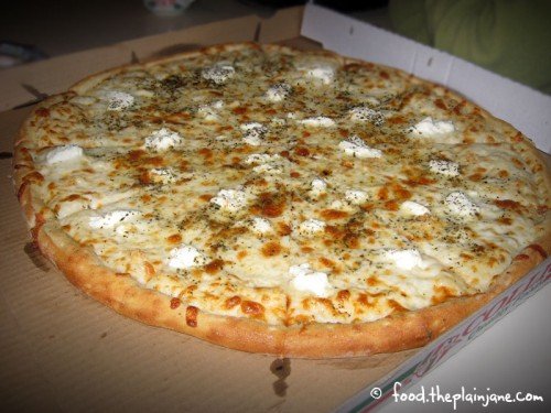 White Pizza - NY Giant Pizza - Mira Mesa / San Diego, CA