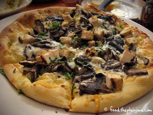 Mushroom + Chicken Pizza - California Pizza Kitchen / San Diego, CA