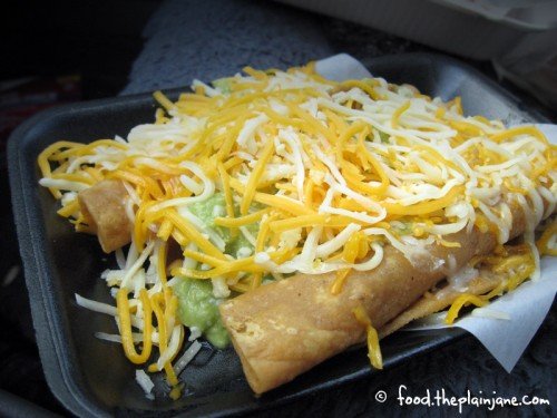 3 Rolled Tacos - Cotixan Mexican Food / San Diego, CA