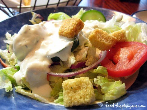 Side Salad with Blue Cheese Dressing - Red Lobster