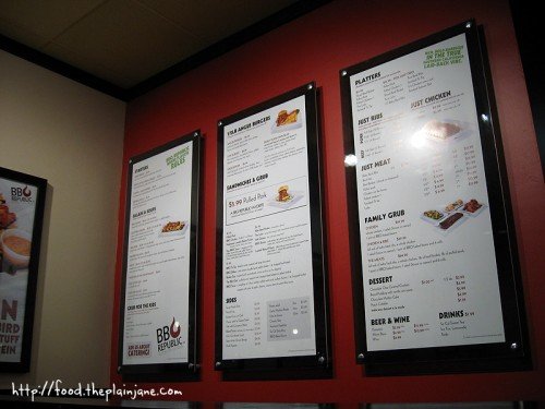 Menu - BBQ Republic / San Diego, CA