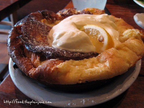 Baked Pancake with Lemon Curd / Canele - Los Angeles, CA