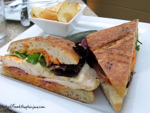 Grilled Chicken Mozzarella Panini / San Diego, CA - The Wine Pub Grilled Chicken Mozzarella Panini / San Diego, CA - The Wine Pub