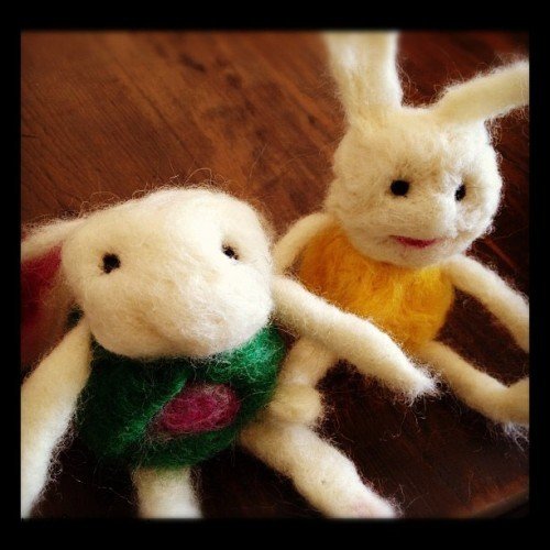 felted-bunnies