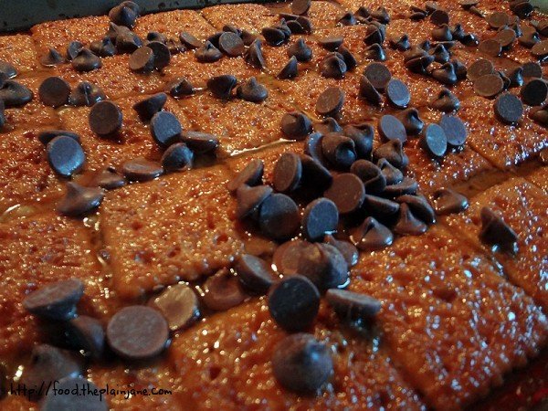 melting-chips-on-saltines