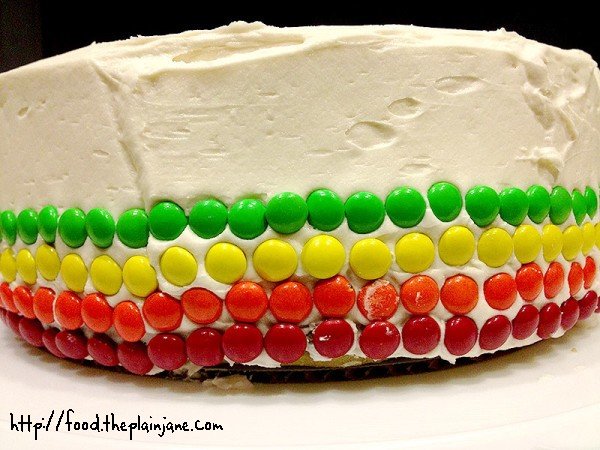 red-orange-yellow-green-cake