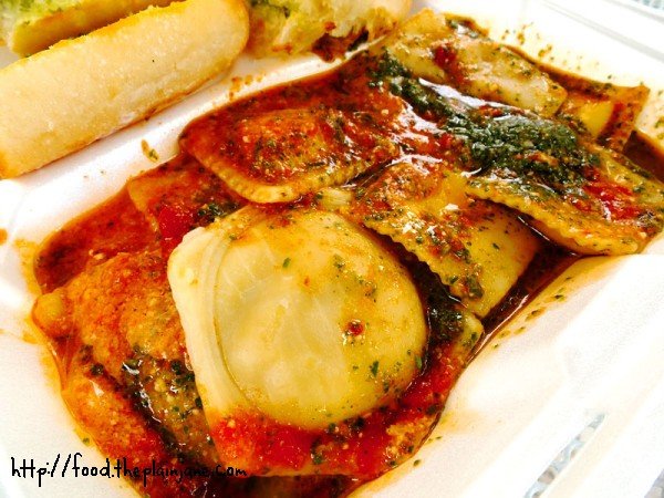 full order cheese and mushroom ravioli - mamma lina's