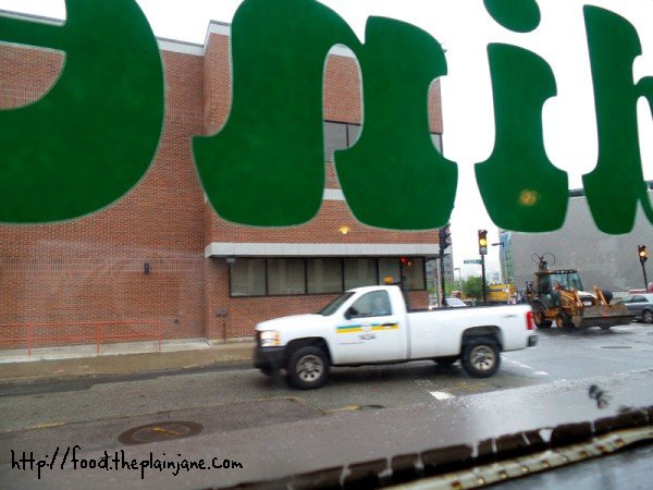 View from my window seat at My Diner