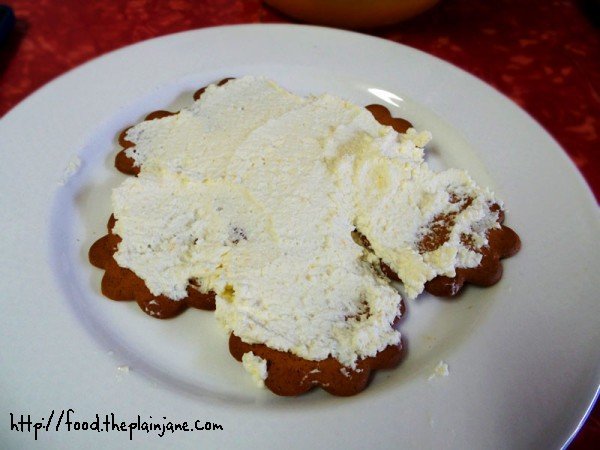 Layer of whipped cream