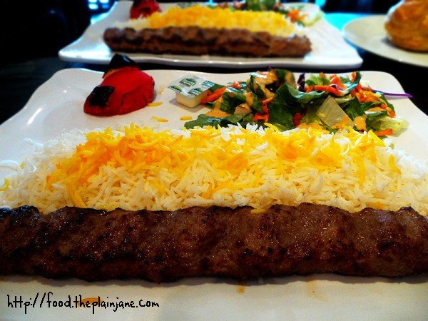 Beef Kabob Plate - Naseems Bakery and Cafe - San Diego, CA