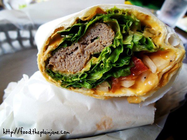 Lamb Kabob Wrap - Naseems Bakery and Cafe - San Diego, CA