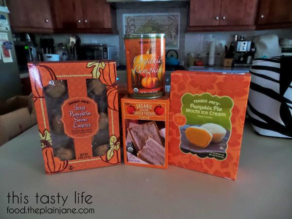 Pumpkin Items from Trader Joe's