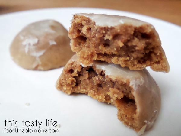 Closeup - Iced Pumpkin Scone Cookies - Trader Joe's