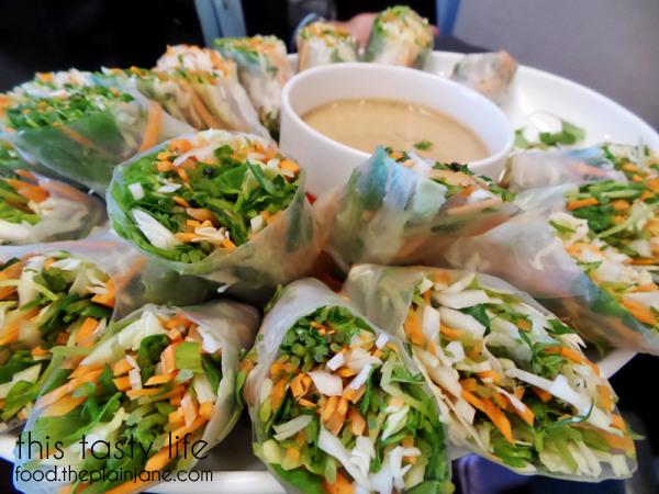 Spring Rolls with Peanut Sauce