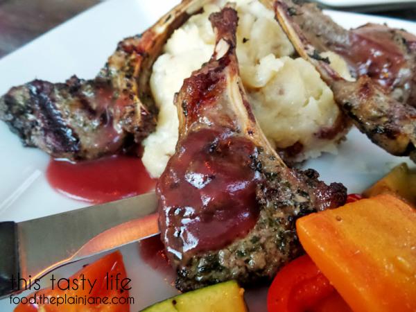 Lamb chops with merlot reduction - Company Pub & Kitchen