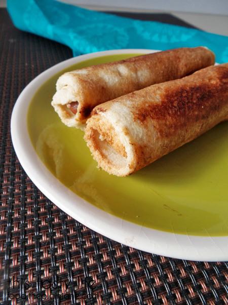 Grilled Peanut Butter and Chocolate Rolls with Oroweat Bread | This Tasty Life - http://food.theplainjane.com