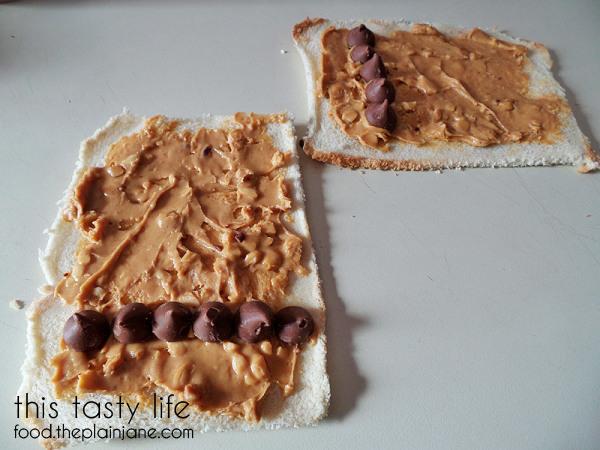 Peanut butter and chocolate rolls | This Tasty Life - http://food.theplainjane.com