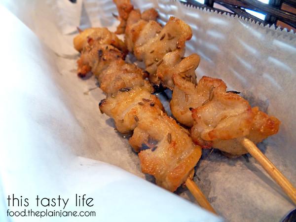 Grilled Pork Belly Skewer / QT Pot - Mira Mesa, San Diego / This Tasty Life