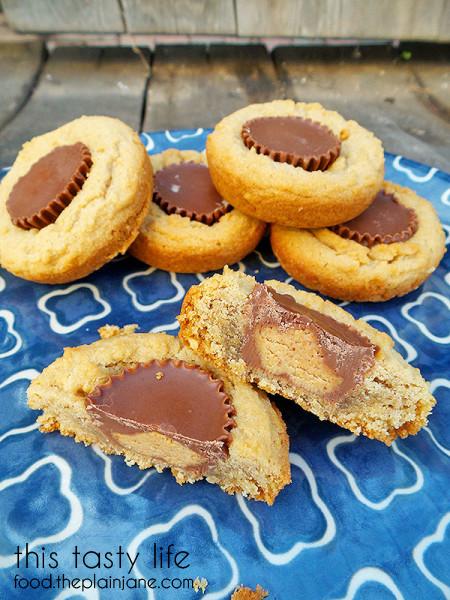 Peanut Butter Cup Cookies | This Tasty Life - http://food.theplainjane.com