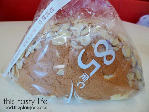 Almond Half Moon Bread at 85c Bakery San Diego | This Tasty Life