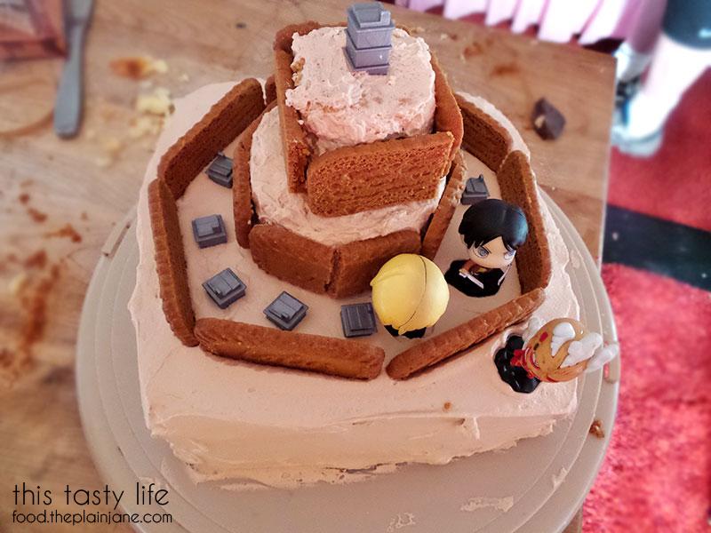 attack on titan birthday cake