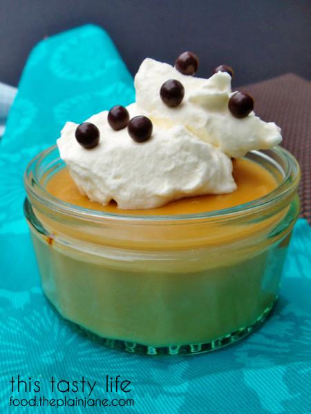 Butterscotch Pudding with homemade whipped cream