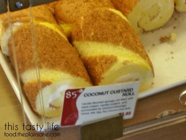 Coconut Custard Roll from 85c Bakery San Diego | This Tasty Life