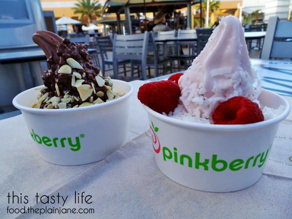 Frozen Yogurt treats at Pinkberry in San Diego, CA