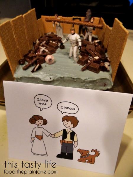 Star Wars Trash Compactor Cake for Valentine's Day | This Tasty Life