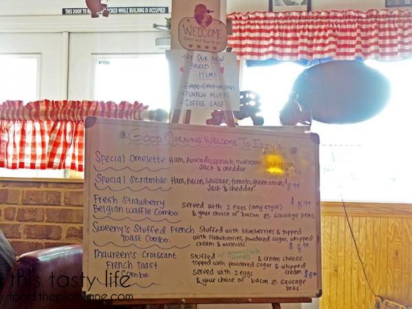 Specials Board - Izzy's Cafe in El Cajon | This Tasty Life