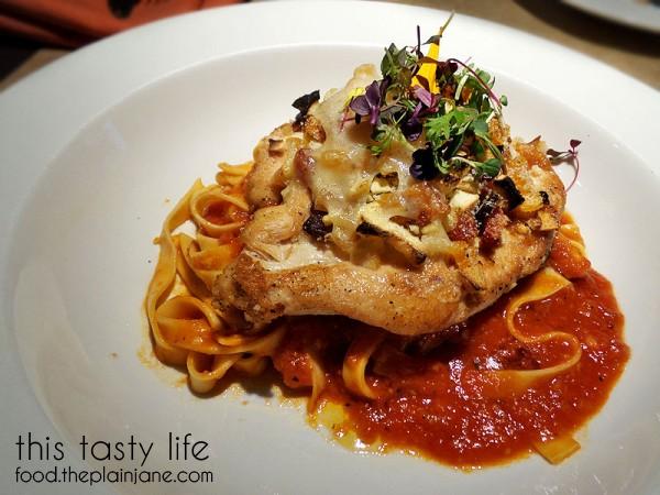 Chicken Parmesan with housemade pasta | Toast Enoteca - East Village/Downtown San Diego