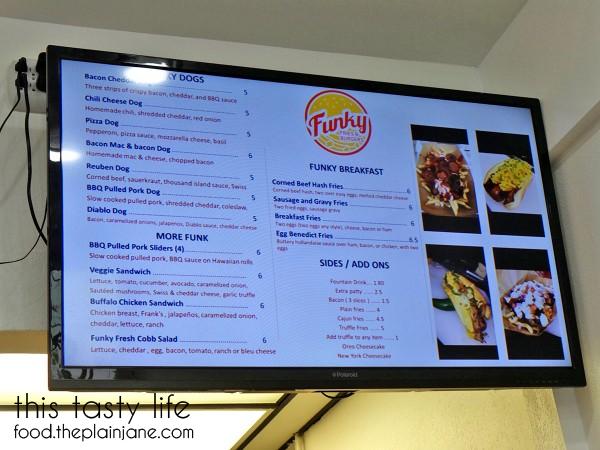 Menu 2 | Funky Fries and Burgers in El Cajon