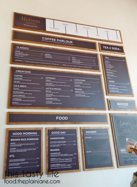 Full Menu | Holsem Coffee - North Park - San Diego, CA