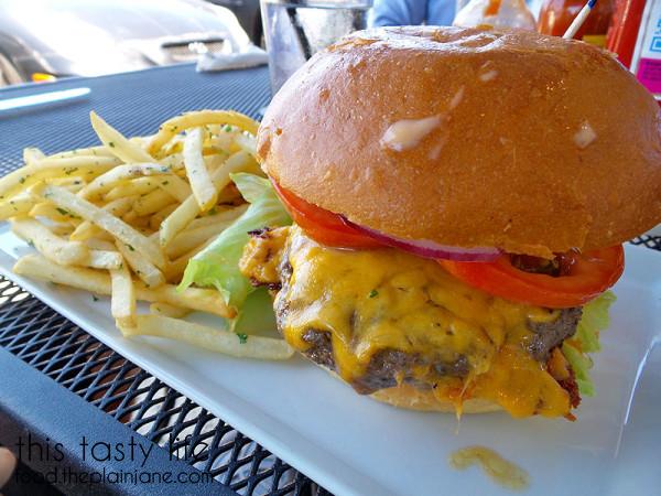 Cheeseburger and Fries / Bagatelle Cafe & Bistro | San Diego, CA
