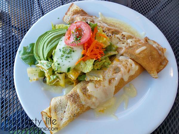 Chicken Mushroom Crepes / Bagatelle Cafe & Bistro | San Diego, CA