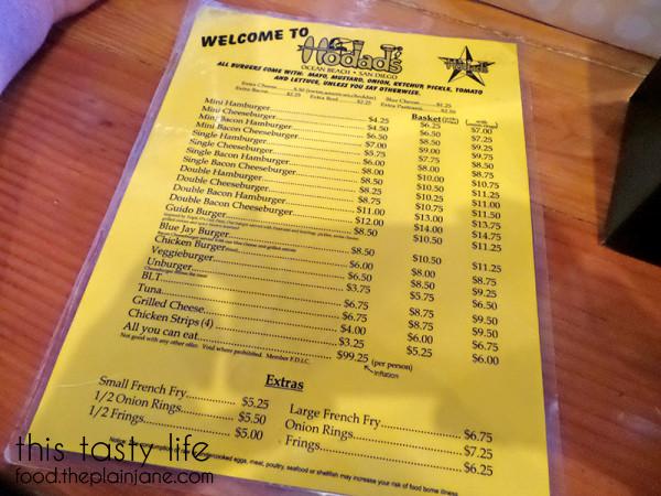 hodads-menu