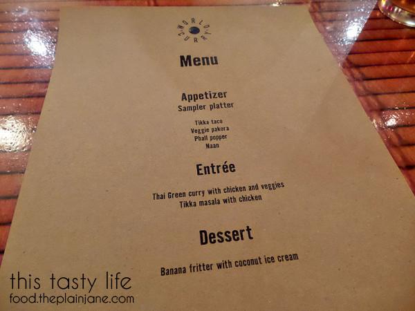Anniversary Menu - World Curry | Pacific Beach - San Diego, CA