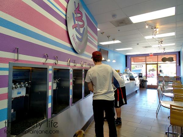 Interior at Bailey's Frozen Yogurt | Escondido, CA - This Tasty Life