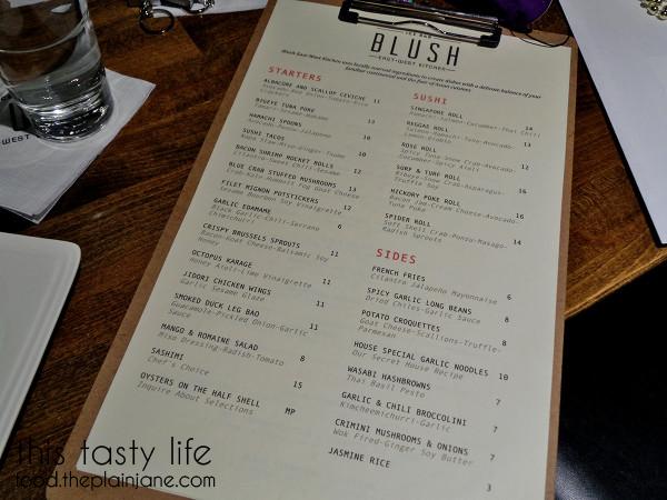 Menu Page 1 - Blush Ice Bar | San Diego, CA